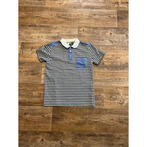 Striped Polo with Pocket